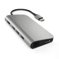 Bilde av Satechi Satechi USB-C Multi-Port Adapter 4K, Space Grey USB-hub,Elektronikk