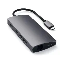 Bilde av Satechi Satechi USB-C Multi-Port Adapter 4K V2, Space Grey USB-hub,Elektronikk