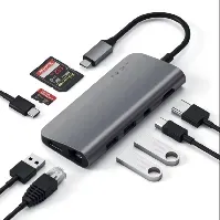 Bilde av Satechi Satechi USB-C Multimedia Adapter 4K HDMI, Space Grey USB-hub,Elektronikk