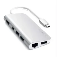 Bilde av Satechi Satechi USB-C Multimedia Adapter 4K HDMI, Sølv USB-hub,Elektronikk