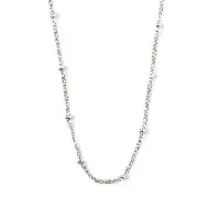 Bilde av Satellite Chain Necklace 15 - Silver - Accessories