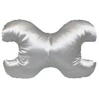 Bilde av Save My Face - Le Grand Large Pillow w. 100% Silk Cover Silver - Skjønnhet