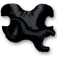 Bilde av Save My Face - Set large and small pillow with 100% silk cover black - Skjønnhet