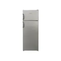 Bilde av Scandomestic SKF 221 X - Kjøleskap med fryser - bredde: 54 cm - dybde: 55,1 cm - høyde: 142,8 cm - 211 liter - Rustfit stål Dufter - Duftlys/Duftpinne