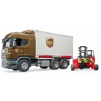 Bilde av Scania R-Series Logistikk transportsett UPS Bruder Truck 03581 Lastebiler
