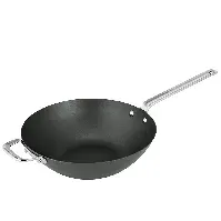 Bilde av Scanpan Black Iron Wokpanne 30cm Hjem og hage - Kjøkken og spisestue - Koke- og bakeutstyr - Kokeutstyr - Stekepanner