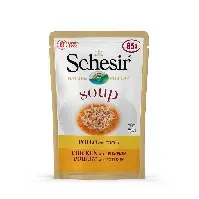 Bilde av Schesir Soup Kylling med Gresskar 85 g Katt - Kattemat - Våtfôr