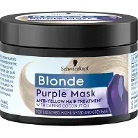 Bilde av Schwarzkopf Blonde Purple Mask - 150 ml Hårpleie - Hårfarge & toning - Fargekur