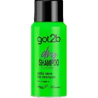Bilde av Schwarzkopf Got2b Dry Shampoo Extra Fresh Mini 100 ml Hårpleie - Shampoo og balsam - Shampoo