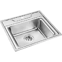 Bilde av Secher Tulsa kjøkkenvask, 54,0x51,0 cm, rustfritt stål Kjøkken > Kjøkkenvasken