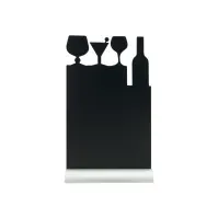 Bilde av Securit® silhouet COCKTAIL bordskilt med alufod Papir & Emballasje - Skilting - Skilting