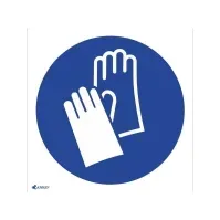 Bilde av Selvklebende varselskilt /Bruk håndbeskyttelse med signatur/ IM/009/1/C1/F Klær og beskyttelse - Sikkerhetsutsyr - Skilter & Sikekrhetsmerking