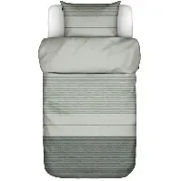 Bilde av Sengetøy - 140x200 cm - Idya Grønn - Grønn - 2 i 1 design - 100 % bomullsateng - Marc O'Polo Sengetøy ,  Enkelt sengetøy , Enkelt sengetøy 140x200 cm