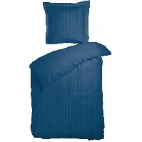 Bilde av Sengetøy - 140x200 cm - Night &amp; Day sengesett - Raie blå striper - Bomullssateng Sengetøy ,  Enkelt sengetøy , Enkelt sengetøy 140x200 cm