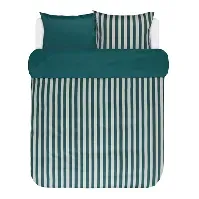 Bilde av Sengetøy - 140x220 cm - Pine Green - Grønn - 2 i 1 design - 100 % bomullsateng - Marc O'Polo Sengetøy ,  Enkelt sengetøy , Langt sengetøy 140x220 cm