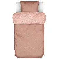 Bilde av Sengetøy - 140x220 cm - Verin Coral Pink - Rosa - 2 i 1 design - 100 % bomullsateng - Marc O'Polo Sengetøy ,  Enkelt sengetøy , Langt sengetøy 140x220 cm