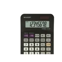 Bilde av Sharp EL-330FBBK, Lomme, Grunnleggende, 8 sifre, 1 linjer, Batteri/Solcelle, Svart Kontormaskiner - Kalkulatorer - Tabellkalkulatorer