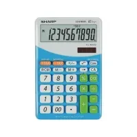 Bilde av Sharp EL-332B-BL bordregnemaskine blå m/10 cifre Kontormaskiner - Kalkulatorer - Tabellkalkulatorer