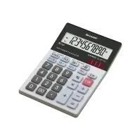 Bilde av Sharp Elsi Mate EL-M711GGY - Skrivebordskalkulator - 10 sifre - solpanel, batteri - svart, hvit Kontormaskiner - Kalkulatorer - Tabellkalkulatorer