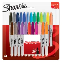Bilde av Sharpie - Permanent Marker Fine Assorted Colours 24-Blister (2065405) - Leker