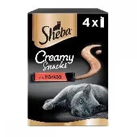 Bilde av Sheba Creamy Snack Okse 4x12 g Katt - Kattegodteri