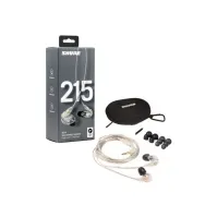Bilde av Shure SE215-CL-EFS - Sound Isolating - ørepropper - i øret - kablet - 3,5 mm jakk - lydisolerende - blank TV, Lyd & Bilde - Hodetelefoner & Mikrofoner
