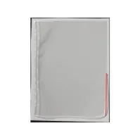 Bilde av Signallomme, 100 MY, rød kant, pakke a 100 stk. Arkivering - Elastikmapper & Chartekker - Plastlommer