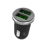 Bilde av Silicon Power Boost Charger CC102P - Bilstrømadapter - 10.5 watt - 2.1 A - 2 utgangskontakter (USB) - svart Tele & GPS - Batteri & Ladere - Billader