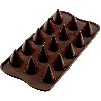 Bilde av Silikomart Easy Choc Konfektform Kjegler Sjokoladeform