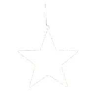Bilde av Sirius Liva julestjerne med lys, 30 cm Julepynt