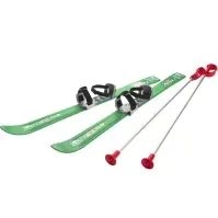 Bilde av Ski til Børn 90 cm med skistave, Grøn Sport & Trening - Ski/Snowboard - Ski