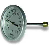 Bilde av Skive termometer type TC 65 mm 0-120°C. Tekniske installasjoner > Varme