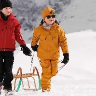 Bilde av Skogstad Skarfjellet Skalljakke Oker - Yttertøy barn og baby