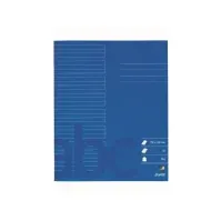Bilde av Skolehæfte Bantex 17x21 cm lin. 24 linjer 32 blade 70g koboltblå - (20 stk.) Papir & Emballasje - Markering - Etiketter og Teip