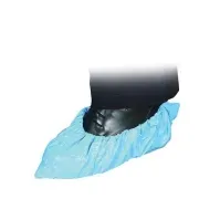 Bilde av Skoovertræk Abena, 35 µm, blå, pakke a 100 stk Klær og beskyttelse - Arbeidsklær - Engangsklær