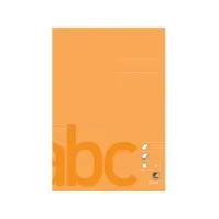 Bilde av Skrivehæfte Bantex, A5, 11 linjer på 1/2 side (8 mm), orange, 25 stk. Skriveredskaper - Skrivetilbehør - Andre