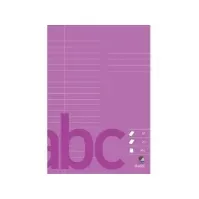 Bilde av Skrivehæfte Bantex, A5, 22 linjer på højre side (8,5 mm), lilla, 25 stk. Skriveredskaper - Skrivetilbehør - Andre