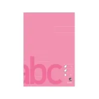 Bilde av Skrivehæfte Bantex, A5, 7 linjer på 1/2 side (14,5 mm), pink, 25 stk. Skriveredskaper - Skrivetilbehør - Andre