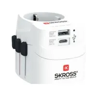 Bilde av Skross 1.302462, Universal, Universal, Type B, Type G (UK), Type I (AU), Type C, Type F, 100-250 V, 50/60 Hz PC tilbehør - Ladere og batterier - Strømforsyningsadapter