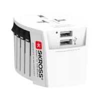 Bilde av Skross 61664, Universal, Universal, 100 - 250 V, Hvit, 2,4 A, 5 V PC tilbehør - Ladere og batterier - Strømforsyningsadapter