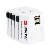 Bilde av Skross MUV USB, Universell, Universell, 100 - 250 V, 5 V, Hvit, 2,4 A PC tilbehør - Ladere og batterier - Strømforsyningsadapter