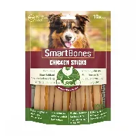 Bilde av SmartBones Sticks Kylling 10-pk Hund - Hundegodteri - Hundebein