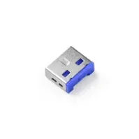 Bilde av Smartkeeper UL03P2DB, Portblokker, USB Type-A, Blå, Plast, 100 stykker, Polybag PC & Nettbrett - Bærbar tilbehør - Diverse tilbehør