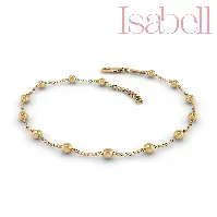 Bilde av Smykkekæden Isabell Ball Forgylt Sølv Armbånd OBB25