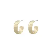 Bilde av Snö Of Sweden Dublin Small Oval Earring Plain Gold 14,5mm Hjem & tilbehør - Smykker - Øredobber