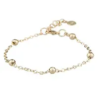 Bilde av Snö Of Sweden Exibit Chain Bracelet Plain Gold 16cm Hjem & tilbehør - Smykker - Armbånd