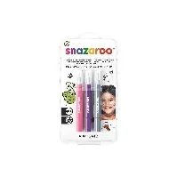 Bilde av Snazaroo - Make-up color brush paint - pink/purple/silver (3 pcs) (791063) - Leker