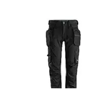 Bilde av Snickers LiteWork stretch bukser 6208 m. aftagelige hylsterlommer sort str. 46 Klær og beskyttelse - Diverse klær
