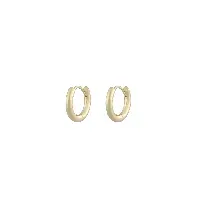 Bilde av Snö Of Sweden Amsterdam Small Earring Plain Gold 15mm Hjem & tilbehør - Smykker - Øredobber