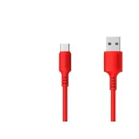 Bilde av Somostel USB-A - USB-C USB-kabel 1,2 m Rød (SMS-BP06 USB - USB type C Rød) PC tilbehør - Kabler og adaptere - Datakabler